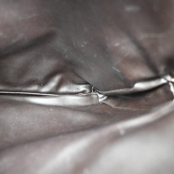 FENDI Logo Zucca Pattern Shoulder Bag Coating Canvas Leather Brown - Picture 16 of 16